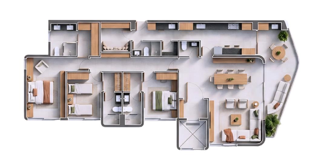 Planta humanizada — Torre Sky