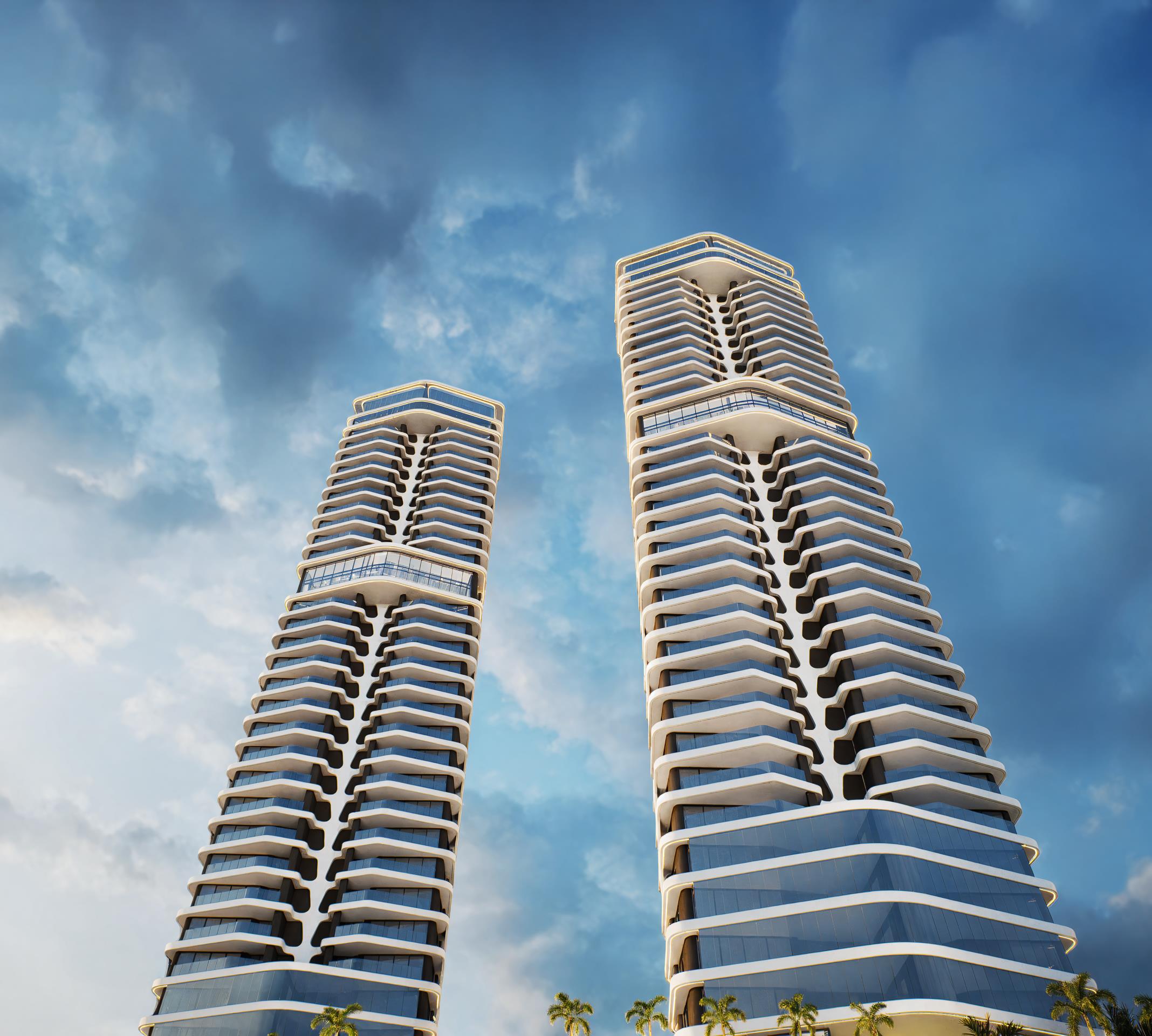 The Towers vista de baixo